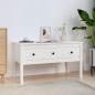 vidaXL Couchtisch Weiß 102x49x55 cm Massivholz Kiefer vidaXL Couchtisch Weiß 102x49x55 cm Massivholz Kiefer