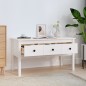 vidaXL Couchtisch Weiß 102x49x55 cm Massivholz Kiefer vidaXL Couchtisch Weiß 102x49x55 cm Massivholz Kiefer