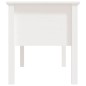 vidaXL Couchtisch Weiß 102x49x55 cm Massivholz Kiefer vidaXL Couchtisch Weiß 102x49x55 cm Massivholz Kiefer