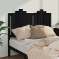 vidaXL Kopfteil Schwarz 126x4x110 cm Massivholz Kiefer vidaXL Kopfteil Schwarz 126x4x110 cm Massivholz Kiefer