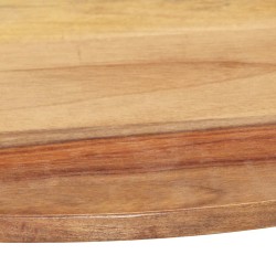 vidaXL Tischplatte Massivholz Palisander Rund 15-16 mm 50 cm 