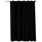 vidaXL Verdunkelungsvorhänge mit Haken Leinenoptik Schwarz 290x245cm vidaXL Verdunkelungsvorhänge mit Haken Leinenoptik Schwarz 290x245cm