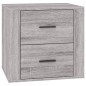 vidaXL Nachttisch Grau Sonoma 50x39x47 cm vidaXL Nachttisch Grau Sonoma 50x39x47 cm