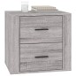 vidaXL Nachttisch Grau Sonoma 50x39x47 cm vidaXL Nachttisch Grau Sonoma 50x39x47 cm