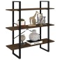 vidaXL Bücherregal Räuchereiche 100x30x105 cm Holzwerkstoff vidaXL Bücherregal Räuchereiche 100x30x105 cm Holzwerkstoff