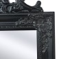 vidaXL Standspiegel im Barock-Stil 160x40 cm Schwarz vidaXL Standspiegel im Barock-Stil 160x40 cm Schwarz