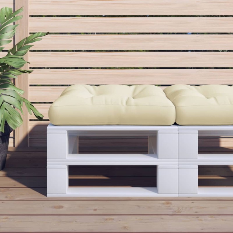 Palettenkissen Creme 60x61,5x10 cm Stoff Palettenkissen Creme 60x61,5x10 cm Stoff