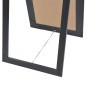 vidaXL Standspiegel im Barock-Stil 160x40 cm Schwarz vidaXL Standspiegel im Barock-Stil 160x40 cm Schwarz