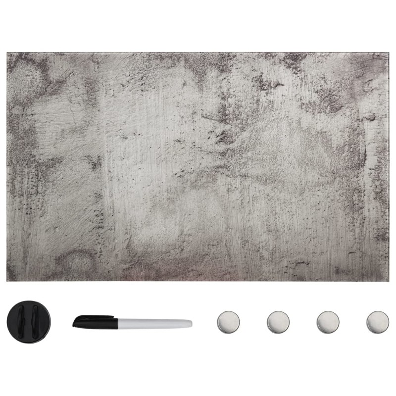 vidaXL Magnettafel Wandmontage Glas 100x60 cm vidaXL Magnettafel Wandmontage Glas 100x60 cm