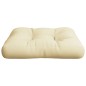 Palettenkissen Creme 60x61,5x10 cm Stoff Palettenkissen Creme 60x61,5x10 cm Stoff