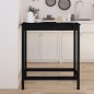 vidaXL Bartisch Schwarz 100x50x110 cm Massivholz Kiefer vidaXL Bartisch Schwarz 100x50x110 cm Massivholz Kiefer