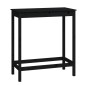 vidaXL Bartisch Schwarz 100x50x110 cm Massivholz Kiefer vidaXL Bartisch Schwarz 100x50x110 cm Massivholz Kiefer