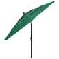 vidaXL Sonnenschirm mit Aluminium-Mast 3-lagig Grün 3,5 m vidaXL Sonnenschirm mit Aluminium-Mast 3-lagig Grün 3,5 m