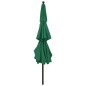 vidaXL Sonnenschirm mit Aluminium-Mast 3-lagig Grün 3,5 m vidaXL Sonnenschirm mit Aluminium-Mast 3-lagig Grün 3,5 m