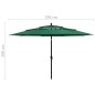 vidaXL Sonnenschirm mit Aluminium-Mast 3-lagig Grün 3,5 m vidaXL Sonnenschirm mit Aluminium-Mast 3-lagig Grün 3,5 m