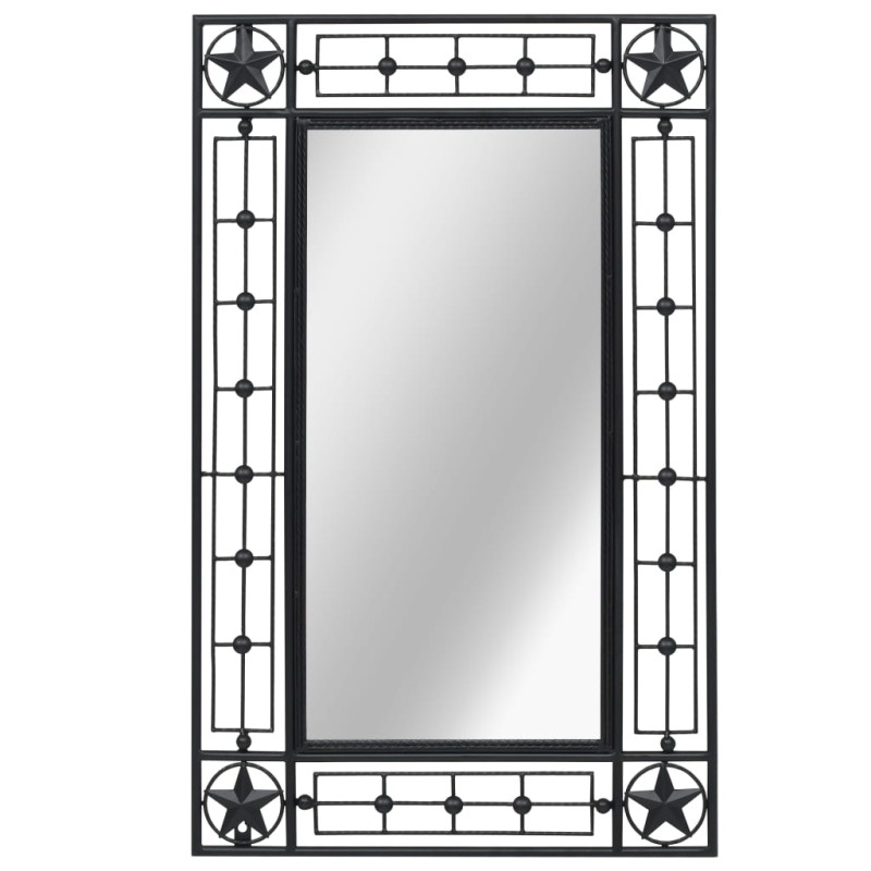 vidaXL Wandspiegel Rechteckig 50 x 80 cm Schwarz vidaXL Wandspiegel Rechteckig 50 x 80 cm Schwarz