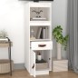 vidaXL Highboard Weiß 34x40x108,5 cm Massivholz Kiefer vidaXL Highboard Weiß 34x40x108,5 cm Massivholz Kiefer