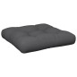 vidaXL Palettenkissen Anthrazit 60x61,5x10 cm Stoff vidaXL Palettenkissen Anthrazit 60x61,5x10 cm Stoff