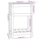 vidaXL Pflanzkübel mit Ablage Grau 54x34,5x81 cm Massivholz Kiefer vidaXL Pflanzkübel mit Ablage Grau 54x34,5x81 cm Massivholz Kiefer