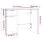 vidaXL Schreibtisch Schwarz 100x50x75 cm Holzwerkstoff vidaXL Schreibtisch Schwarz 100x50x75 cm Holzwerkstoff