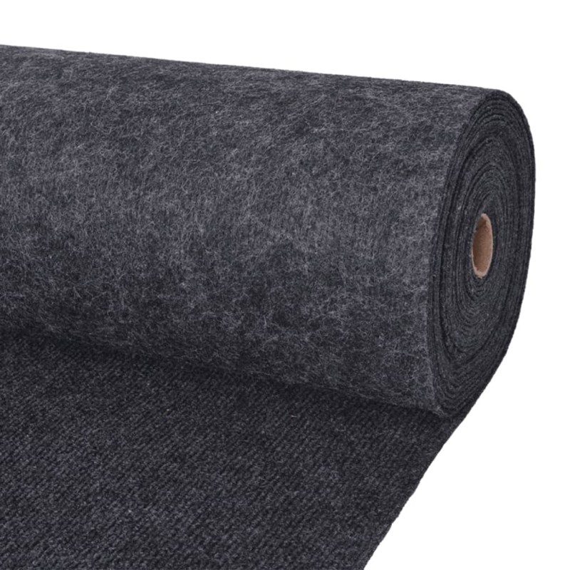vidaXL Messeteppich Rillen 1,2x20 m Anthrazit vidaXL Messeteppich Rillen 1,2x20 m Anthrazit