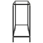 vidaXL Konsolentisch Transparent 80x35x75 cm Hartglas