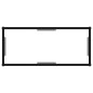 vidaXL Konsolentisch Transparent 80x35x75 cm Hartglas