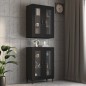 vidaXL Hängeschrank Schwarz 69,5x34x90 cm vidaXL Hängeschrank Schwarz 69,5x34x90 cm