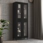 vidaXL Hängeschrank Schwarz 69,5x34x90 cm vidaXL Hängeschrank Schwarz 69,5x34x90 cm