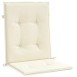 vidaXL Gartenstuhlauflagen für Niedriglehner 4 Stk. Creme 100x50x3 cm vidaXL Gartenstuhlauflagen für Niedriglehner 4 Stk. Creme 100x50x3 cm