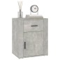 vidaXL Nachttisch Betongrau 50x36x60 cm Holzwerkstoff vidaXL Nachttisch Betongrau 50x36x60 cm Holzwerkstoff