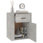 vidaXL Nachttisch Betongrau 50x36x60 cm Holzwerkstoff vidaXL Nachttisch Betongrau 50x36x60 cm Holzwerkstoff
