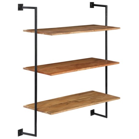 vidaXL Wandregal 94 x 35 x 113 cm Massivholz Akazie