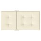 vidaXL Gartenstuhlauflagen für Niedriglehner 4 Stk. Creme 100x50x3 cm vidaXL Gartenstuhlauflagen für Niedriglehner 4 Stk. Creme 100x50x3 cm