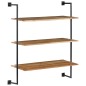 vidaXL Wandregal 94 x 35 x 113 cm Massivholz Akazie vidaXL Wandregal 94 x 35 x 113 cm Massivholz Akazie