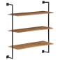 vidaXL Wandregal 94 x 35 x 113 cm Massivholz Akazie vidaXL Wandregal 94 x 35 x 113 cm Massivholz Akazie