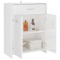 vidaXL Badezimmerschrank Hochglanz-Weiß 60x33x80 cm Holzwerkstoff vidaXL Badezimmerschrank Hochglanz-Weiß 60x33x80 cm Holzwerkstoff