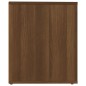 vidaXL Nachttische 2 Stk. Braun Eichen-Optik 50x39x47 cm vidaXL Nachttische 2 Stk. Braun Eichen-Optik 50x39x47 cm