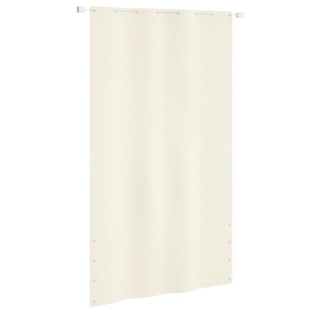 vidaXL Balkon-Sichtschutz Creme 140x240 cm Oxford-Gewebe