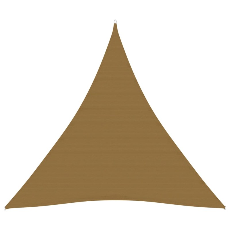 vidaXL Sonnensegel 160 g/m² Taupe 4,5x4,5x4,5 m HDPE vidaXL Sonnensegel 160 g/m² Taupe 4,5x4,5x4,5 m HDPE