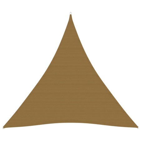 vidaXL Sonnensegel 160 g/m² Taupe 4,5x4,5x4,5 m HDPE