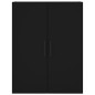 Highboard Schwarz 69,5x34x180 cm Holzwerkstoff Highboard Schwarz 69,5x34x180 cm Holzwerkstoff