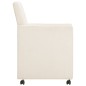 vidaXL Esszimmerstühle 2 Stk. Creme Stoff vidaXL Esszimmerstühle 2 Stk. Creme Stoff
