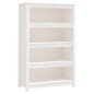 vidaXL Bücherregal Weiß 80x35x126 cm Massivholz Kiefer vidaXL Bücherregal Weiß 80x35x126 cm Massivholz Kiefer