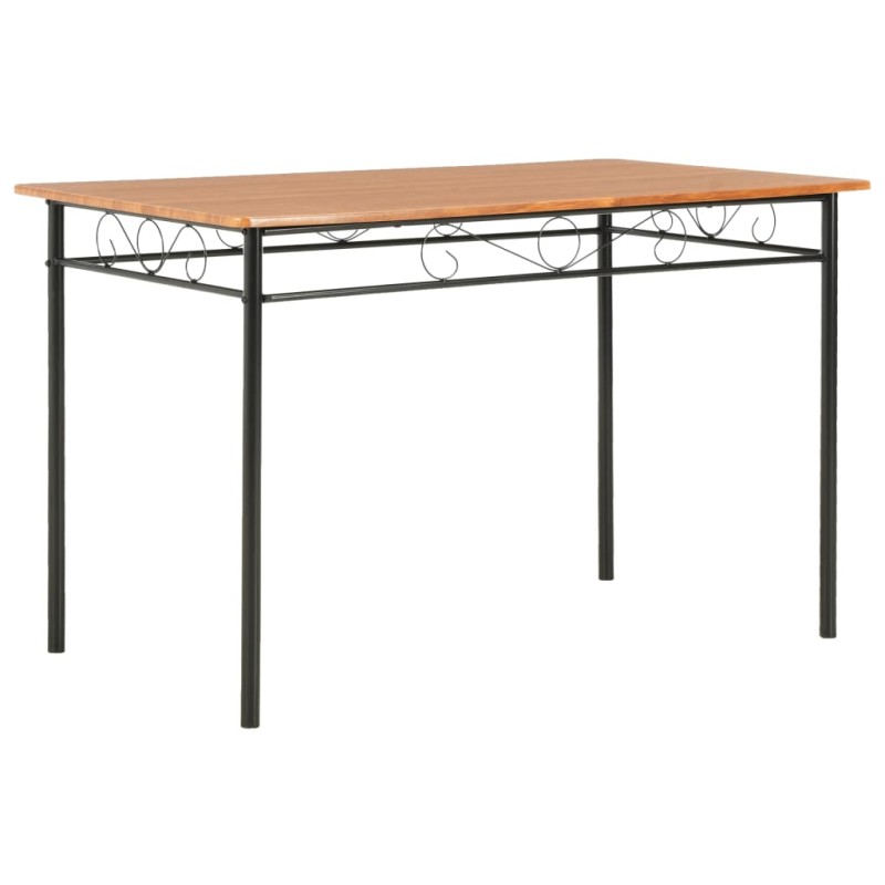 vidaXL Esstisch Braun 120×70×75 cm MDF vidaXL Esstisch Braun 120×70×75 cm MDF