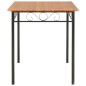 vidaXL Esstisch Braun 120×70×75 cm MDF vidaXL Esstisch Braun 120×70×75 cm MDF