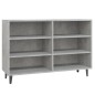 vidaXL Sideboard Betongrau 103,5x35x70 cm Holzwerkstoff vidaXL Sideboard Betongrau 103,5x35x70 cm Holzwerkstoff