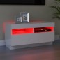 vidaXL TV-Schrank mit LED-Leuchten Hochglanz-Weiß 80x35x40 cm vidaXL TV-Schrank mit LED-Leuchten Hochglanz-Weiß 80x35x40 cm