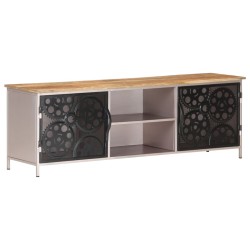 vidaXL TV-Schrank 120x30x40 cm Raues Mangoholz