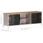 vidaXL TV-Schrank 120x30x40 cm Raues Mangoholz vidaXL TV-Schrank 120x30x40 cm Raues Mangoholz